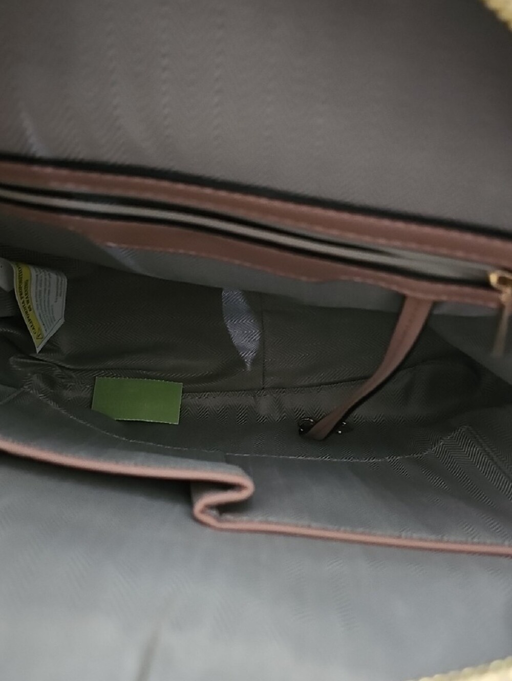 Pink Embossed Backpack with Matching Wallet - Picture 7 of 8